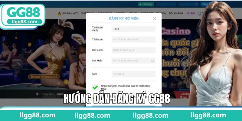 Chỉ dẫn từng bước đăng ký GG88 nhanh chóng