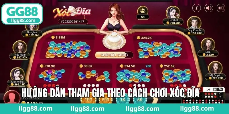 Hướng dẫn cách chơi xóc đĩa tại GG88